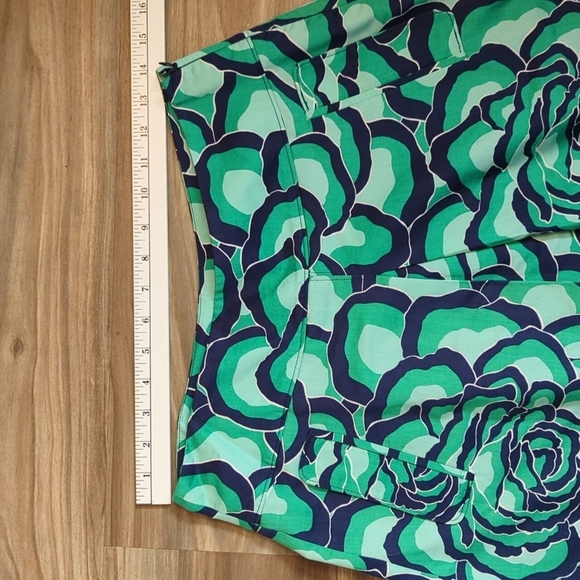 Ann Taylor women's skirt size 4 green blue floral - Picture 4 of 5